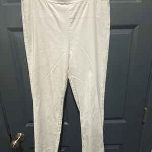 Bobeau Cream Skinny Pants